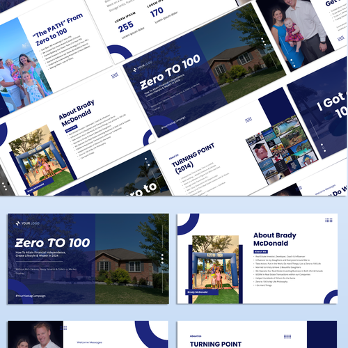 Re Design Black and White Webinar Presentation Design by Dhimas Andrian