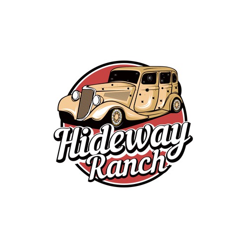Bonnie and Clyde* Hideaway Ranch Logo/Brand design! Design by Fast Studio⚡