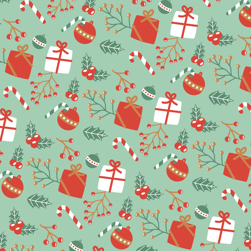 Christmas Patterns Design by Ameline Studio