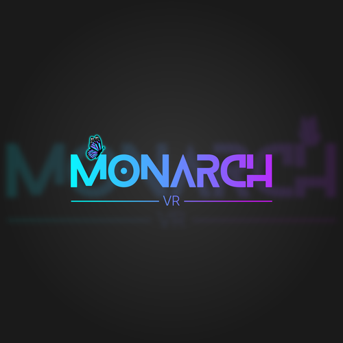 Design a fun, modern logo for a VR game featuring the Monarch Butterfly Design by Kris1923