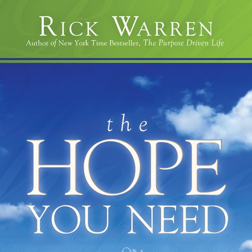 Design Rick Warren's New Book Cover デザイン by aCharlie