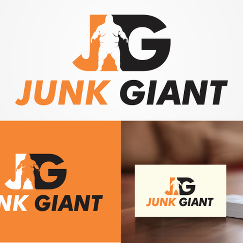 Create a modern, eye-catching logo for junk removal company Junk Giant. Design by Brainstorming_day