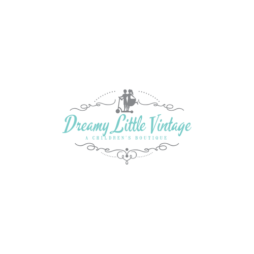Design a "dreamy" logo for a brand new children's vintage clothing boutique デザイン by Gobbeltygook