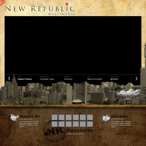 Media Companies New Design. PSD Only! Design by neboica