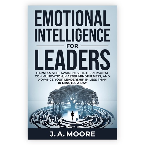 Need an Emotional Intelligence for leaders book cover. Design by Unboxing Studio