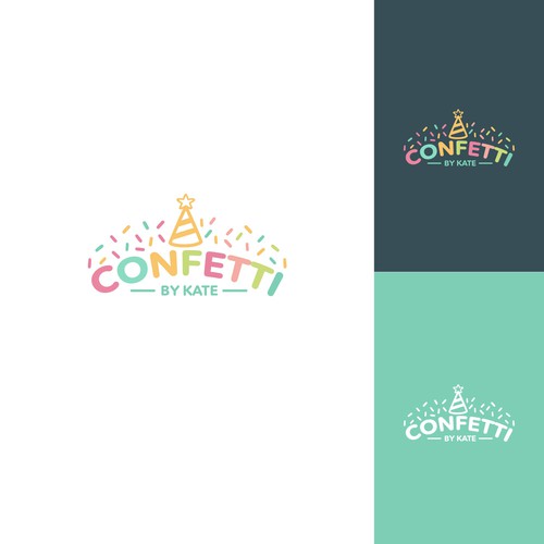 Brand design for maximalist joyful party planning business Design by Herii1