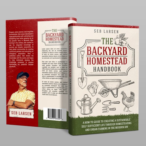 Backyard Homesteading & Urban Farming Book Cover Design Design by ianskey