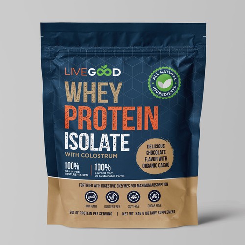 NEW - ***GUARANTEED PRIZE*** Packing Design for Protein Powder Design by M.Siddique