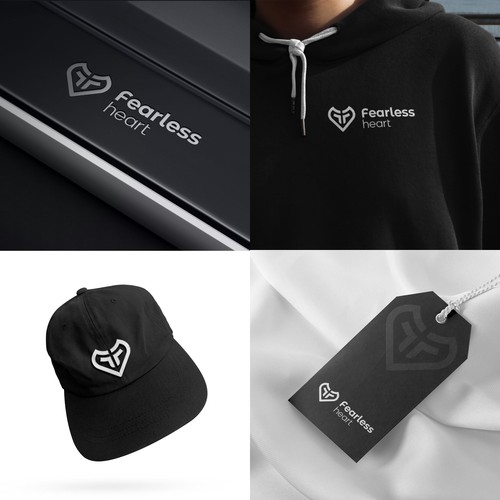 Fearless Heart Logo Contest Design by Half-Tone™