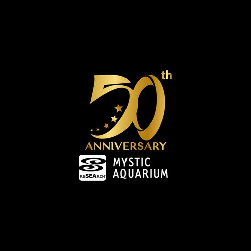 Mystic Aquarium Needs Special logo for 50th Year Anniversary Réalisé par Logo Buzz7