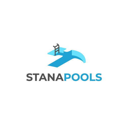Pool Builder needs a Clean Logo Design by Esui Studio