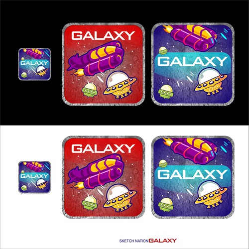 iOS Space Game Needs Logo and Icon Diseño de Rajackwesi