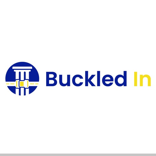 Student transportation company needs to get Buckled In to a new logo. Diseño de sriredjeki