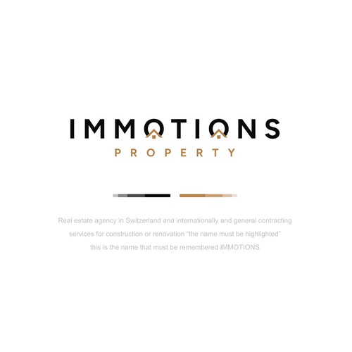 Logo IMMOTIONS PROPERTY Design by GRIN Designs™