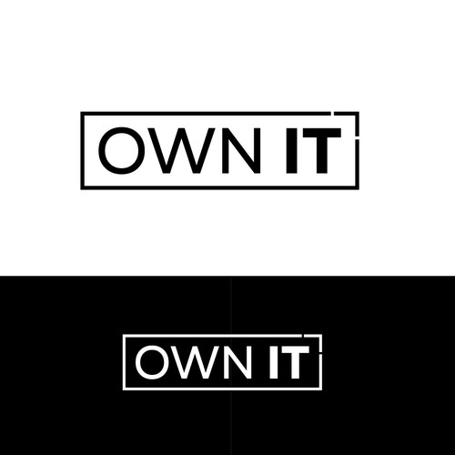 Edgy logo design for OWN IT Design by *Auden.Design*