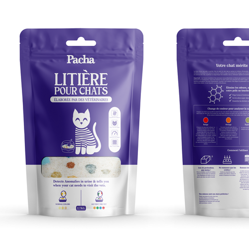 Cat Litter startup Minimalistic packaging - Contest Design by SONUPARMAR