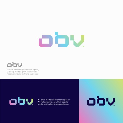 Fresh brand identity for a model agency! Design by khris™