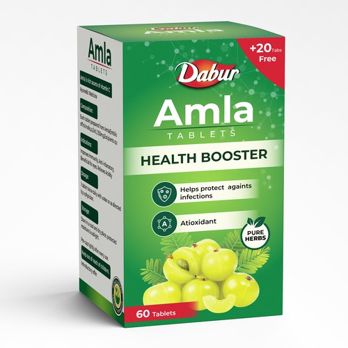 Premiumising Dabur's Pure Herbs range Design by Manthanshah