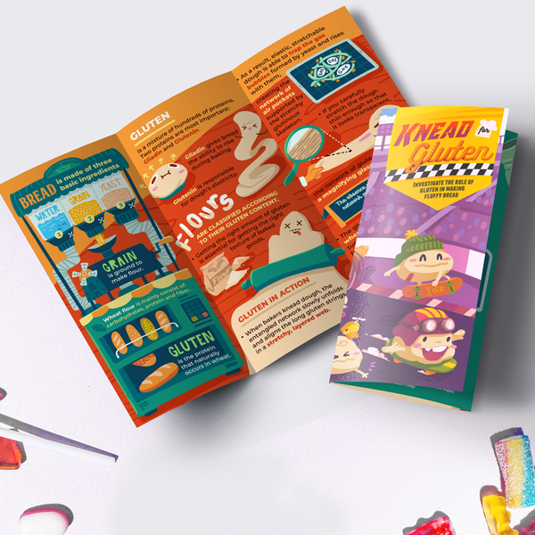 Knead For Gluten [Tri-Fold Infographic Flyer]