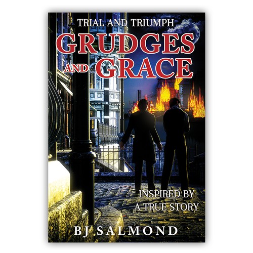 Book Cover "Grudges and Grace"  Adventure packed novel Design by flamenco72