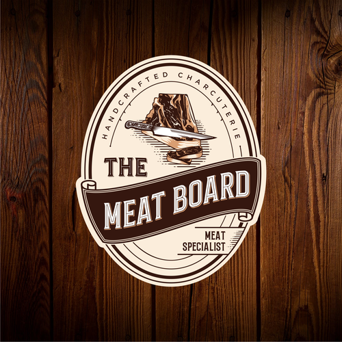 Design a logo for The Meat Board (Meat platters business) Design réalisé par RAPUNZEL27