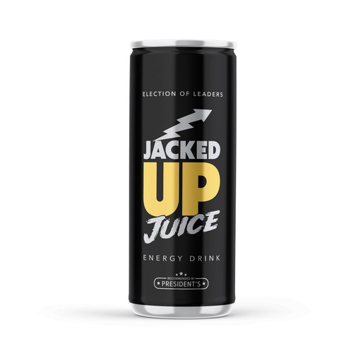 Jacked Up Juice Energy Drink Design by Gustavo RV