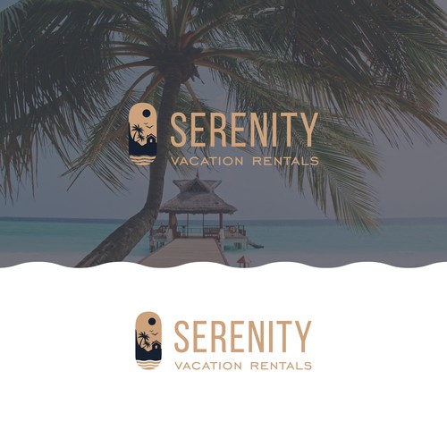 New Vacation home rentals logo for our Airbnb! Design by creativziner