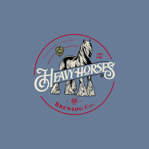 Vintage horse logo for a local brewery Design von F.canarin