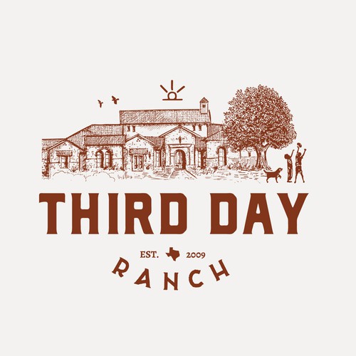 Capture essence of Texas ranch experience in new Third Day Ranch logo Diseño de Nevermura