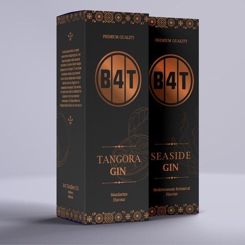 Premium Spirits Brand - Bottle Packaging Design Design by ferry hendra