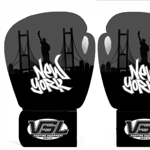 NYC Boxing Gloves Design by Simeo