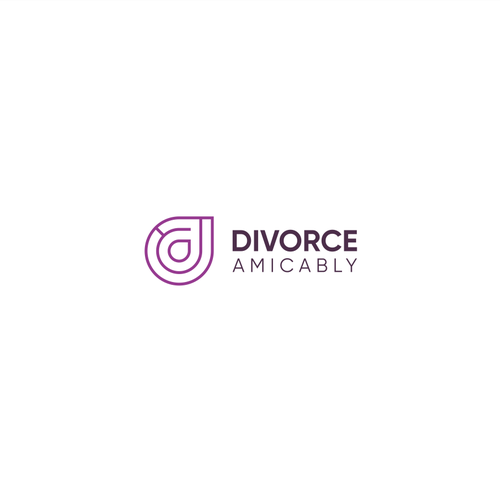 Logo for a new, healthy way for reasonable people to divorce Design by buckee