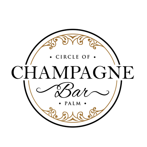 Luxury and modern Champagne Bar logo Design by Jacob Gomes