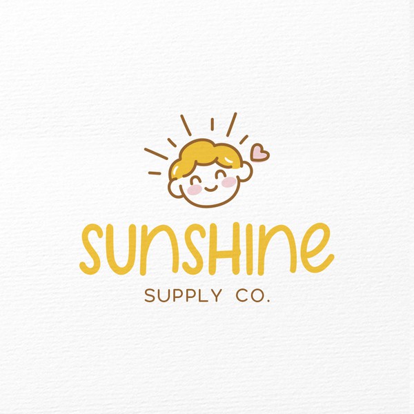 Cute logo for a baby brand