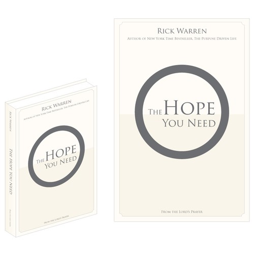 Design Rick Warren's New Book Cover Design por theidcreations