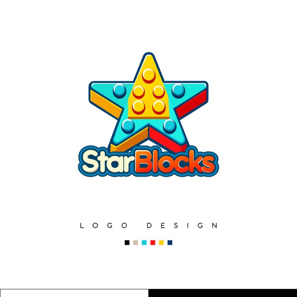 StarBlocks Logo design