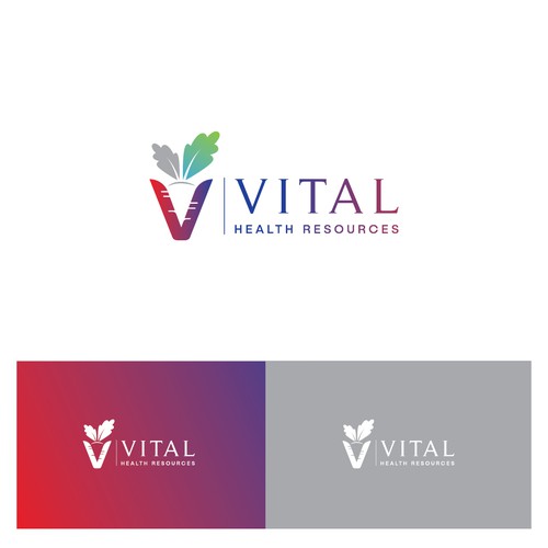 Vital Health Resources Logo Diseño de smitadesign