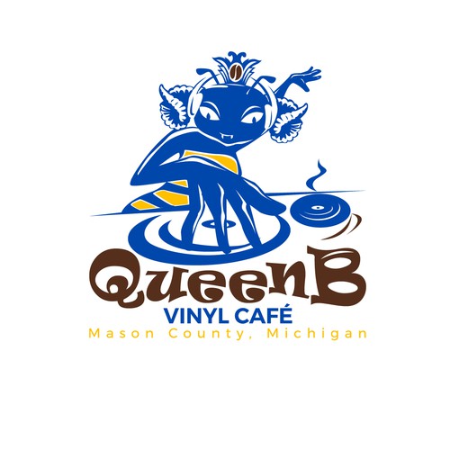 "Queen B Vinyl Café OTC" winning  by websmartusa