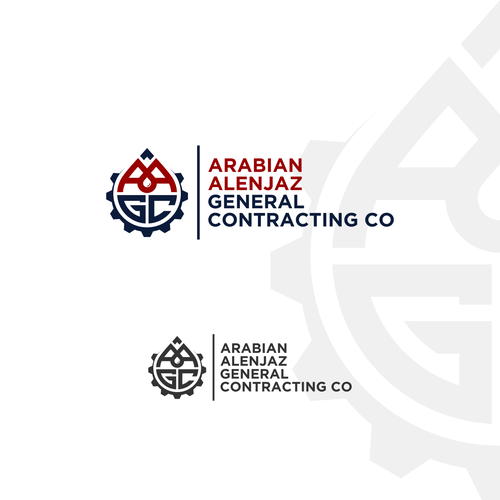 “Modern Industrial Logo for AAGC – Construction & Contracting Company” Design by Log_In