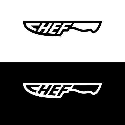 "CHEF": Food & Cooking Social Media Logo Design by k_h_design