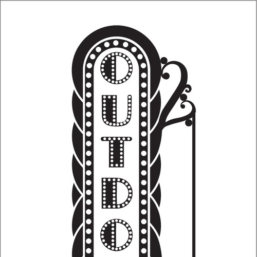 Simple Black and White Clip Art Graphic Ontwerp door marter