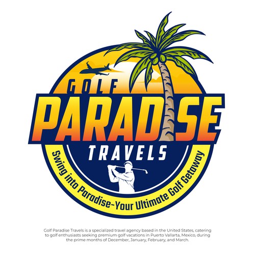 We need a logo that encourage trust and willingness to play GOLF in PARADISE Design by Altaris Design