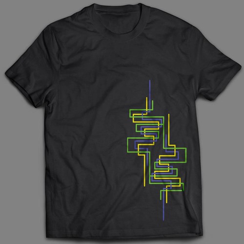 Line Graph T-Shirt Design by Comet Didin