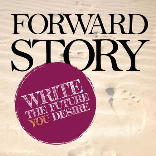 Create an awesome book cover for the new book Forward Story Design by poppins