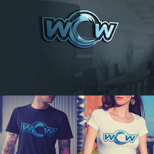 Create a capturing wave logo for we chase waves active travel company Design by Bella_