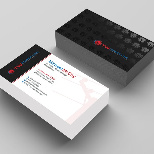 Business Card for a high voltage company Design by prosenjit_P
