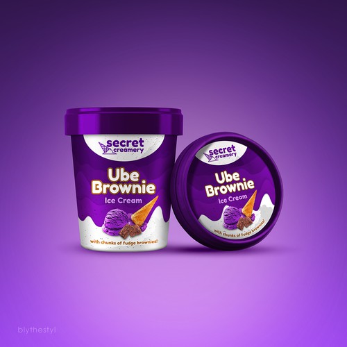 Ice Cream Packaging for Ube Ice Cream Design by marketingmaster