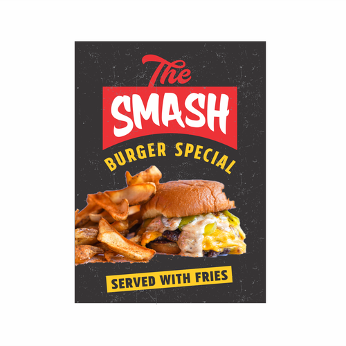 Smash Burger Marketing Materials Design by zorndesign