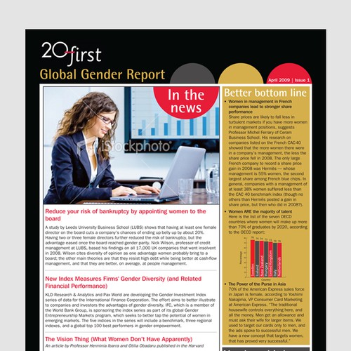 Monthly Corporate Newsletter Print Or Packaging Design Contest 99designs