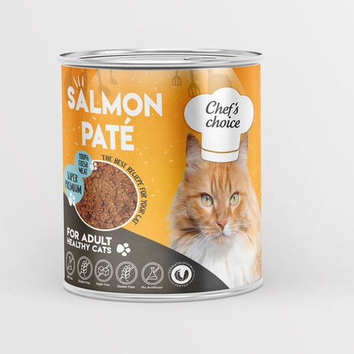 Design a super premium pet food packaging! Design by Budour A.